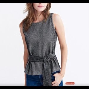 Black Sleeveless MADEWELL Top